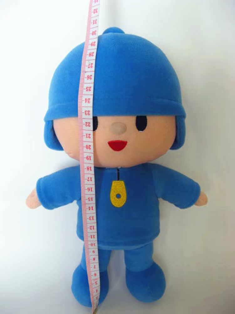 pocoyo zinkia 小p优优 毛绒娃娃玩具公仔 优优 软塑胶面版 26cm