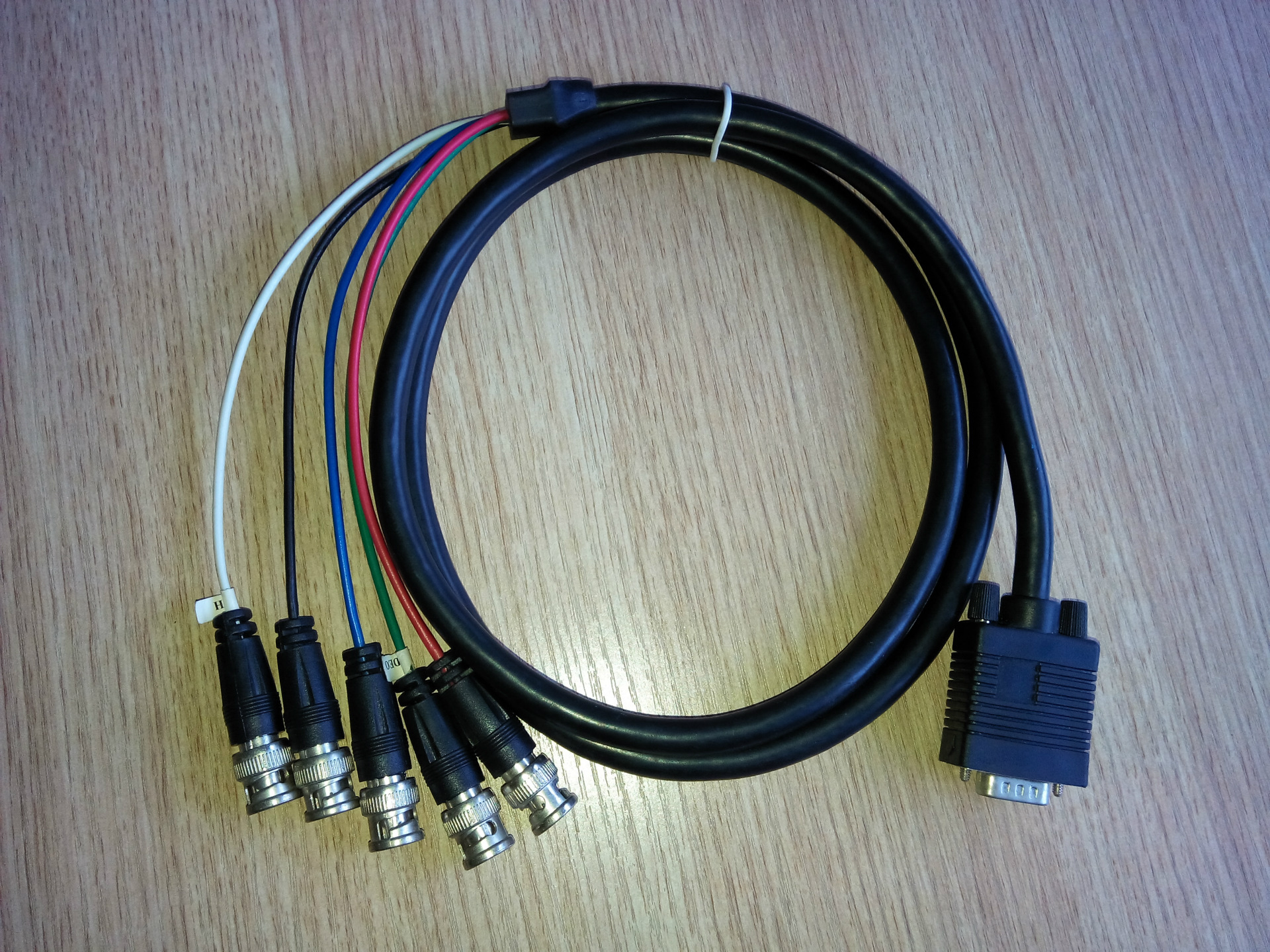 vga线 vga m / bnc*5 同轴线缆