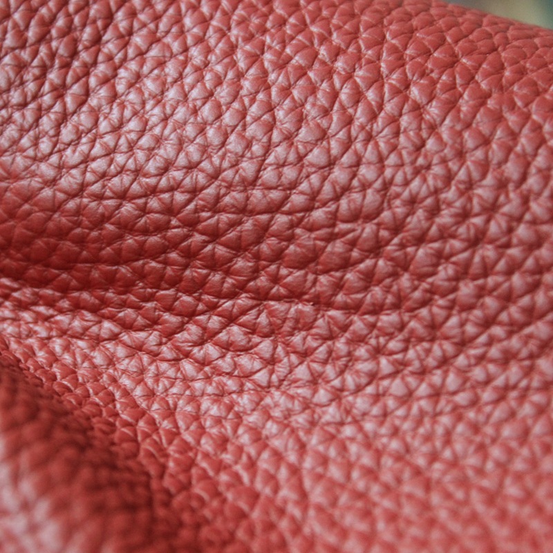 荔纹头层牛皮中荔枝纹头层牛皮压花头层厚牛皮厚箱包皮料