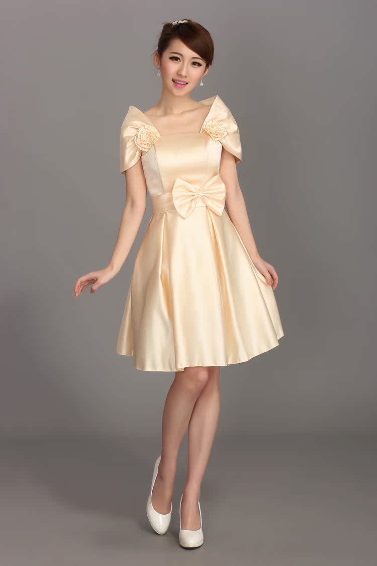 22dlf01明星马苏同款小礼服短款新娘伴娘敬酒服红色晚宴礼服