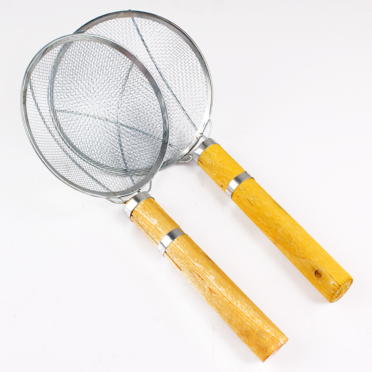 18号木把漏勺 麻辣烫过滤隔油网捞油炸水饺笊篱线漏油炸漏勺