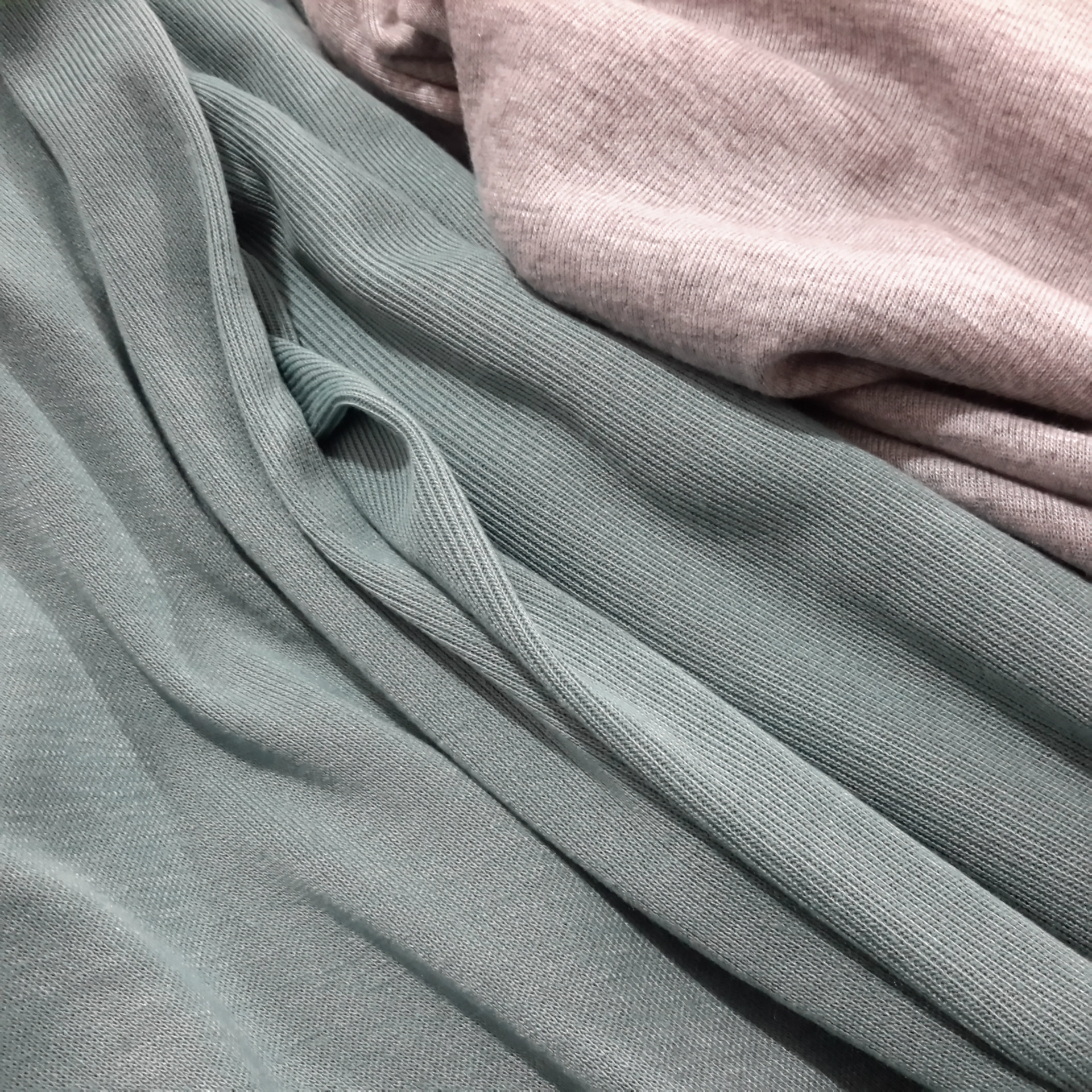 32s 全涤1x1 罗纹 针织面料