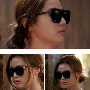 t24来自星星的你 千颂伊同款墨镜 全智贤太阳镜 百搭明星款眼镜