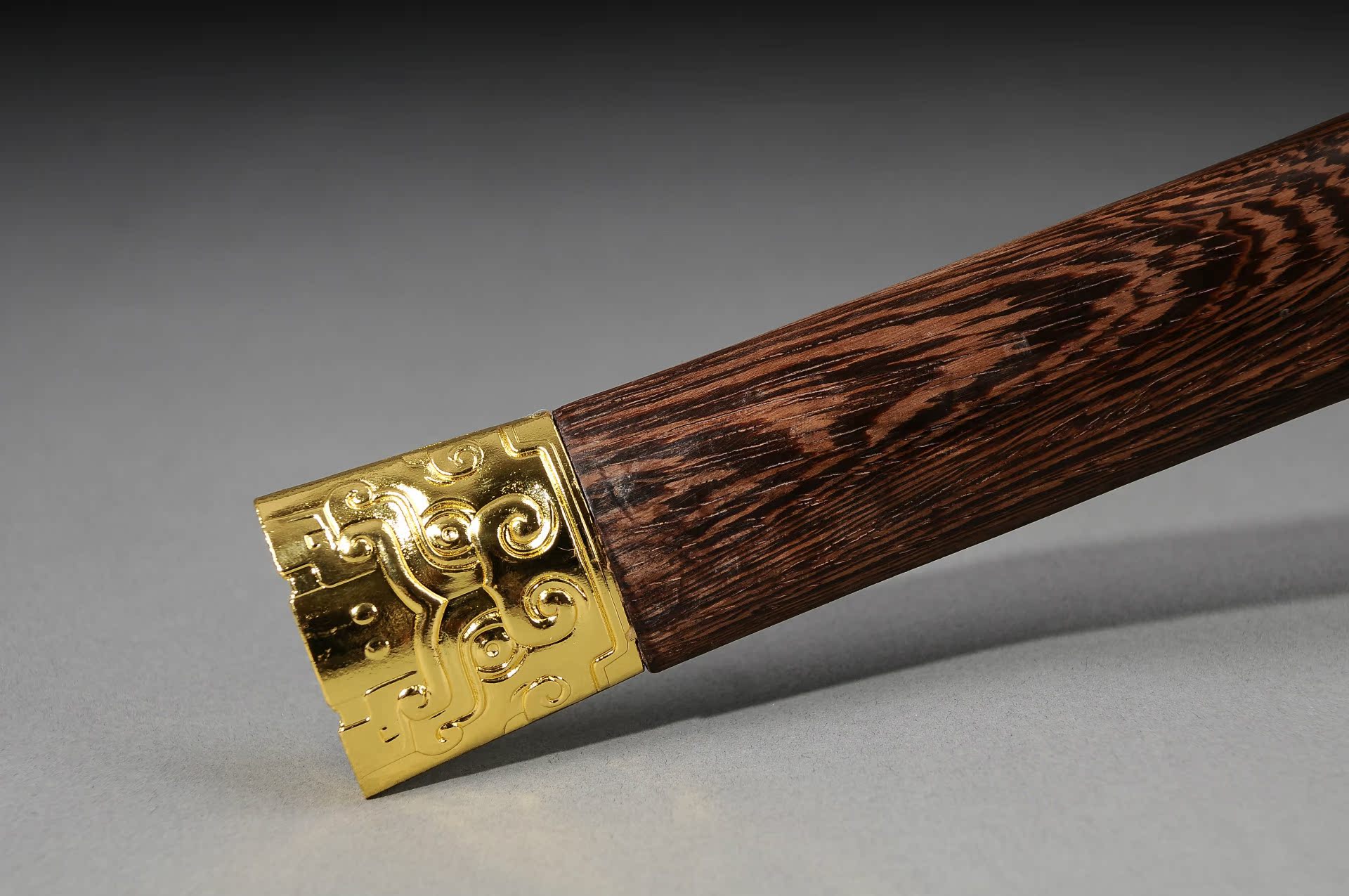 龙泉宝剑精品六面汉剑高锰钢镇宅辟邪剑汉剑硬剑(黄金装)未开刃