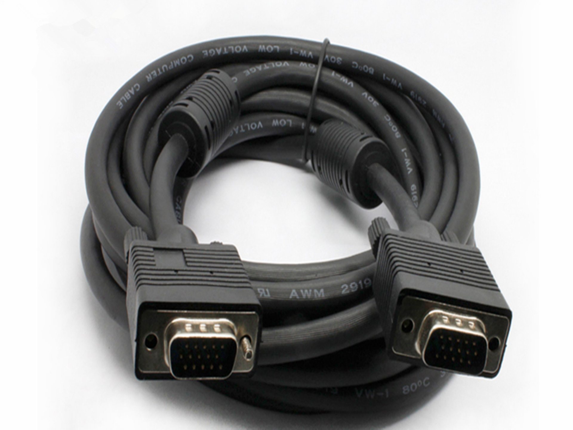 5m 公对公vga线 液晶显示器vga连接线