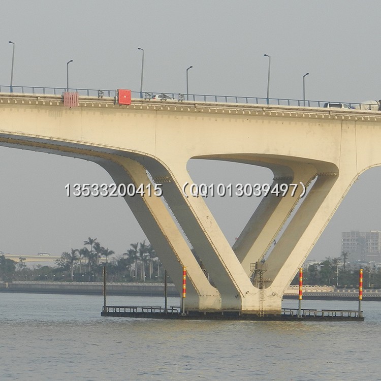 8桥梁通航孔标志牌双向通航孔中央标志led标志牌桥涵标桥柱灯