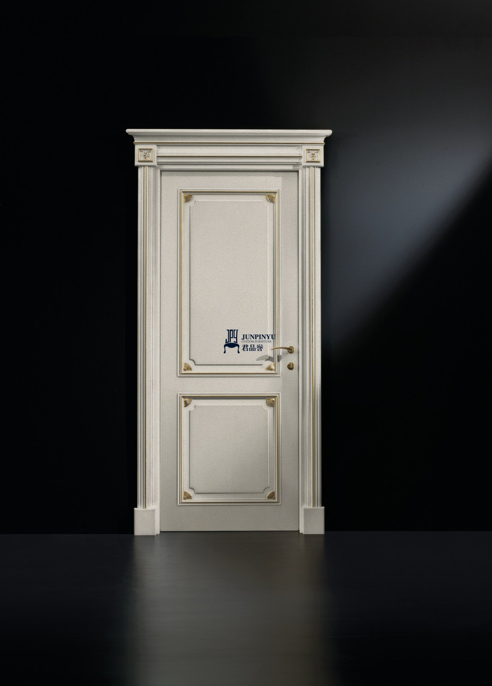 白色雕刻房间门套装 高端大气适用于高档欧式酒店 支持定制