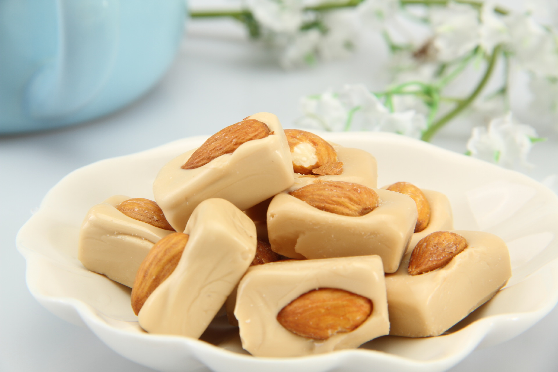 福建杏仁奶味糖果批发 独立小包装100%杏仁奶脆香浓儿童零食图片_14