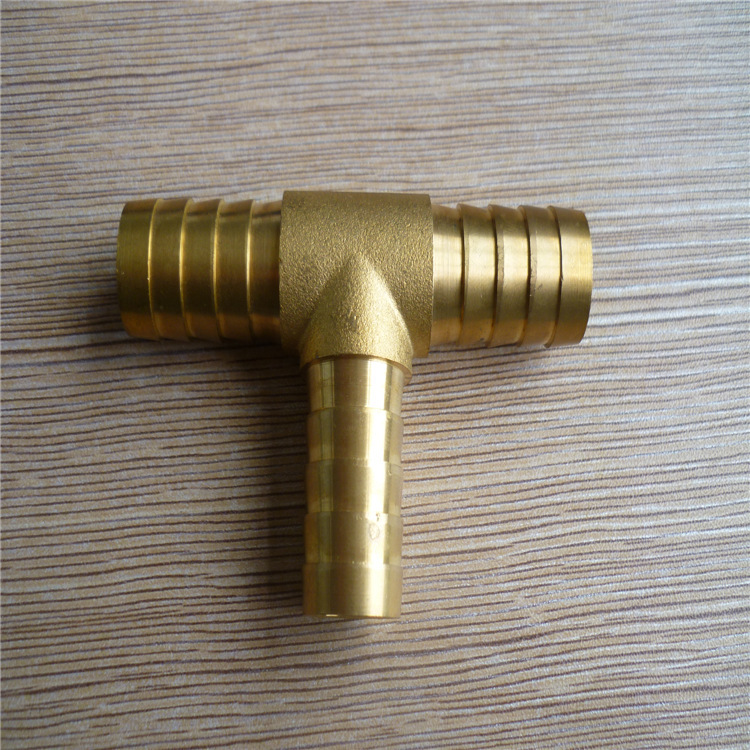专业供应 高品质 铜制t型三通6 8 10 12. mm 配件 可加工定制