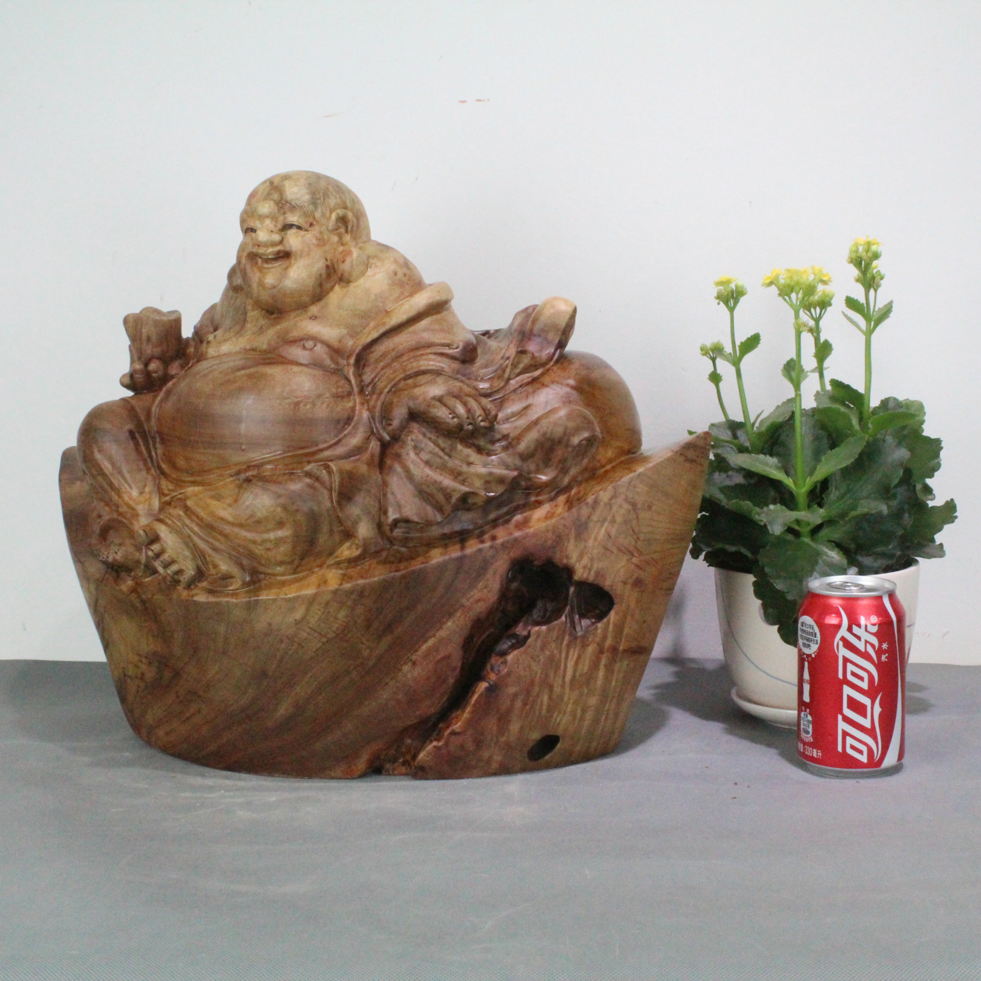 根雕弥勒佛 佛像雕刻 红木工艺品 根雕摆件 厂家直销