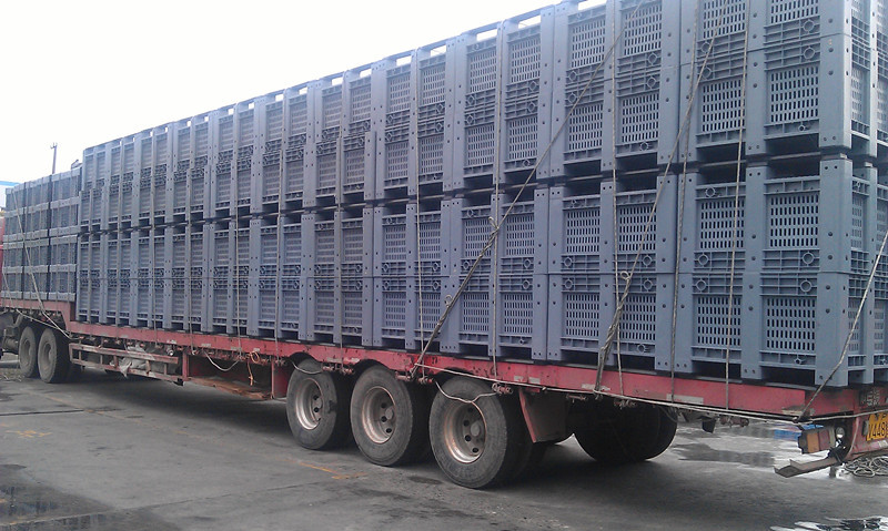 厂家直销1210箱式托盘 大号物流周转箱 大型卡板箱昆明 陕西