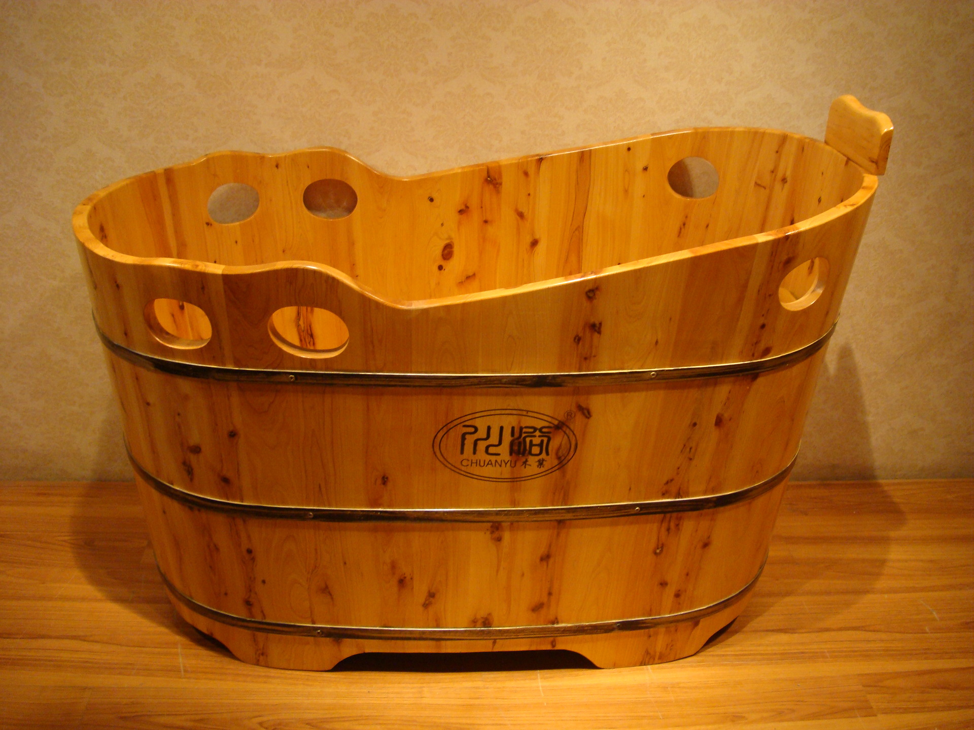 厂家直销香柏洗澡浴桶川浴泡澡木桶 沐浴洗浴木盆 木质澡盆003