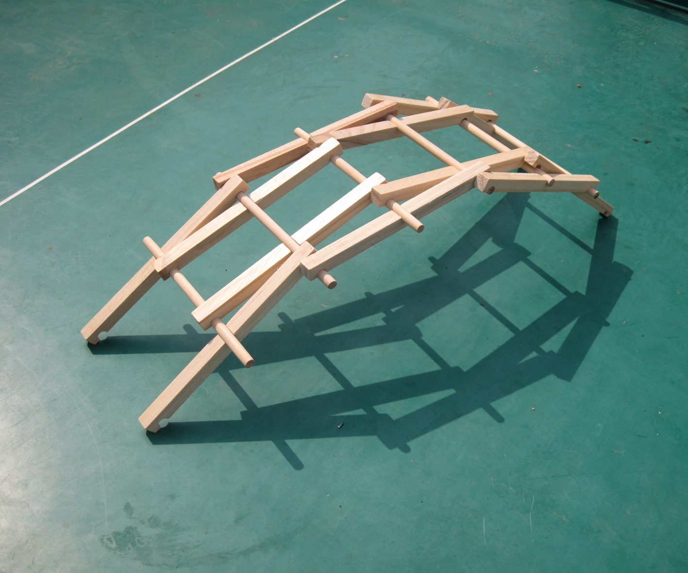 小制作 倍力桥 石拱桥 物理实验 diy 木制 拼装模型 小发明材料