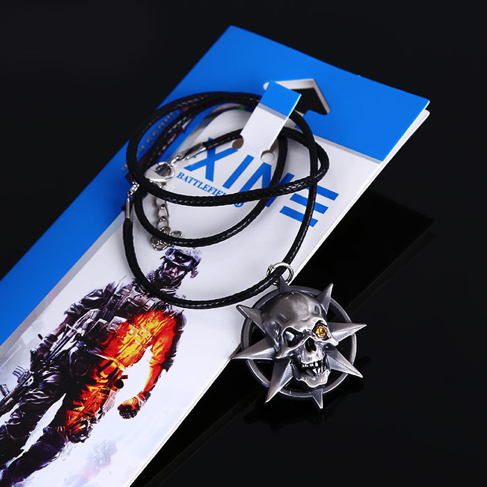 穿越火线 cf周边 爆头标志项链 荣誉勋章项链图片_4