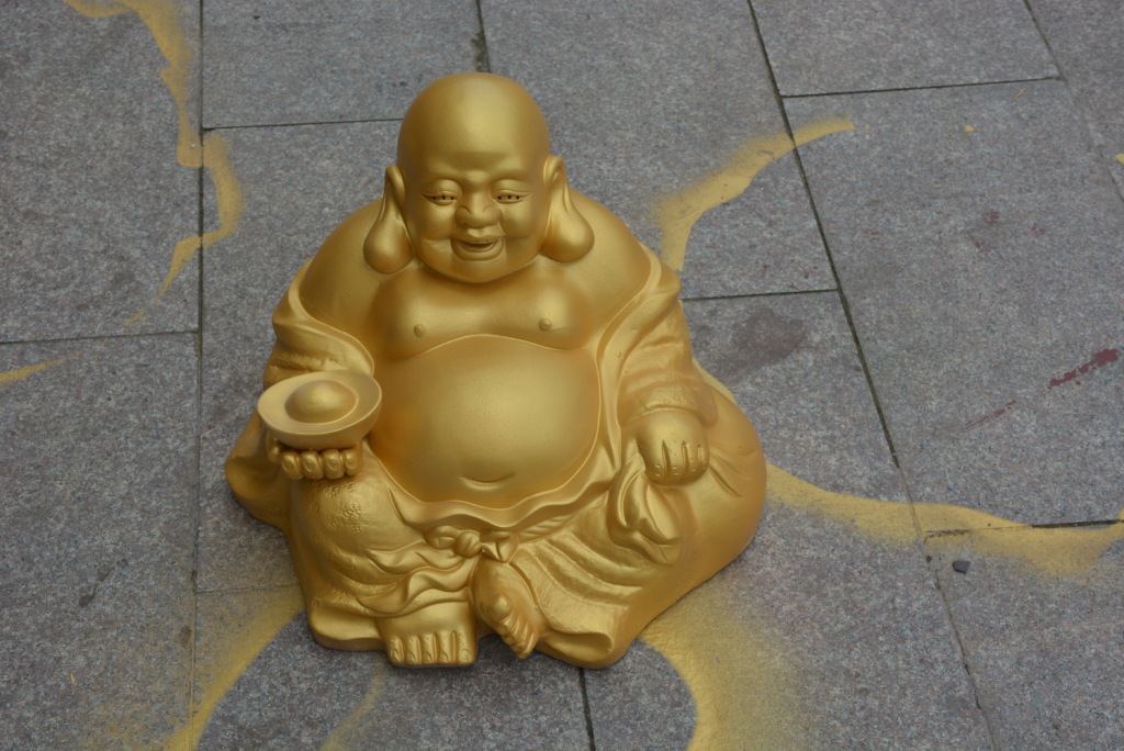 正品宜兴紫砂壶全手工 弥勒佛 金佛工艺品 来样定制