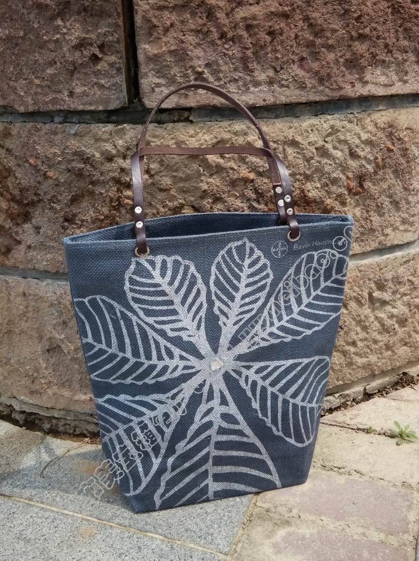 黄麻购物袋/黄麻休闲包/麻布包/麻料包/麻布购物袋/宣传资料袋