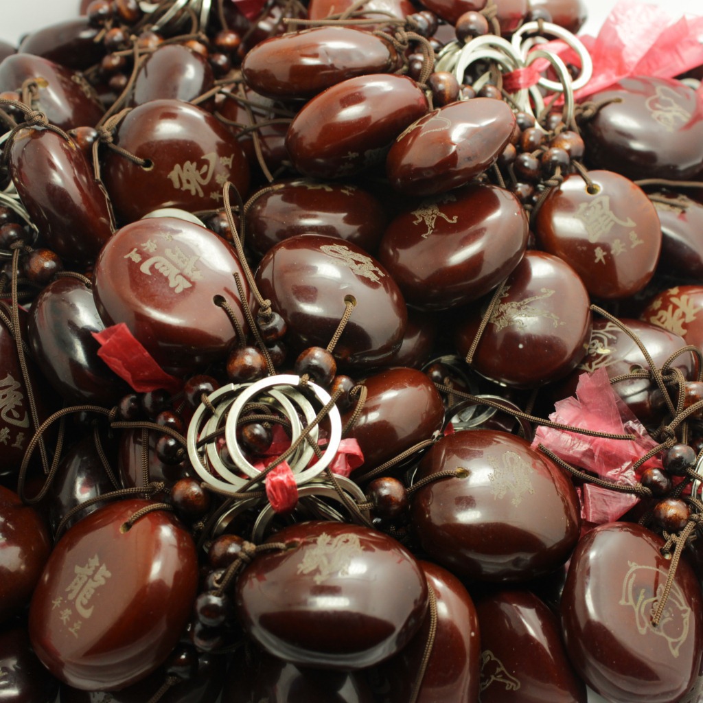 金誉正品 平安豆十二生肖钥匙扣 天然平安豆 低价批发供应