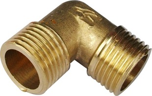 【全铜加厚】纯铜4分外丝弯头 两边外螺纹弯头 双外丝弯头