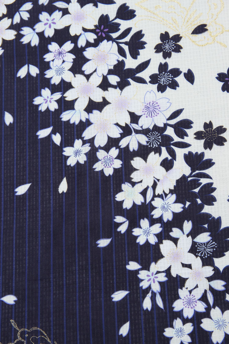 供应 日式和风布料 纯棉全棉布料 和服樱花