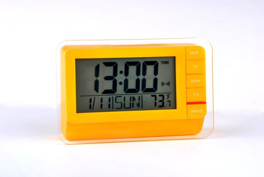 带有日期万年历,闹钟,温度,湿度(华氏度),12/24小时转