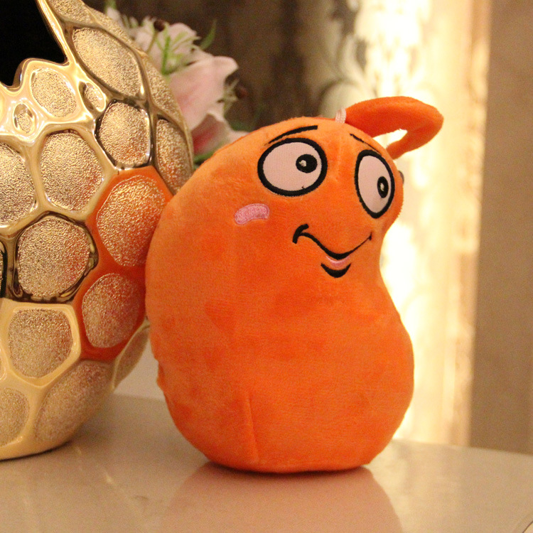 18cm二代小号正版霖昕伟业植物大战僵尸公仔巴豆