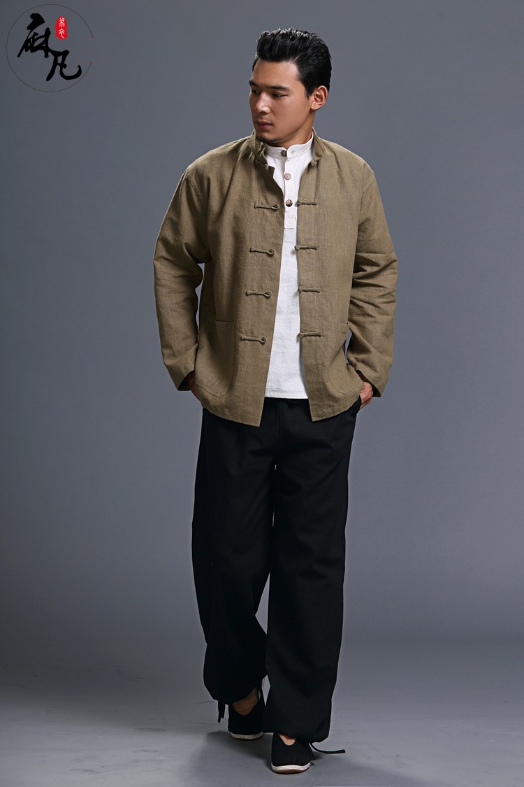 麻凡大理民族风服饰纯麻中式盘扣开衫多色可选