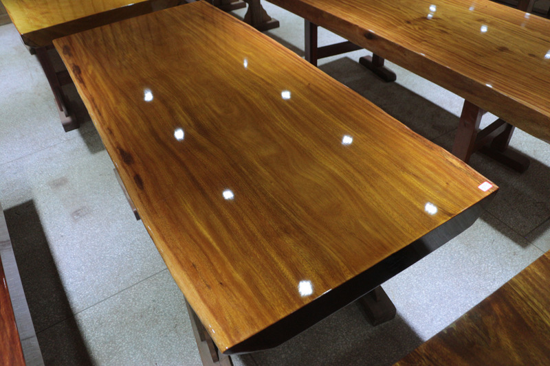 绿檀实木大板桌 花梨木办公桌 居家餐桌茶桌 实木家具180x81x10.