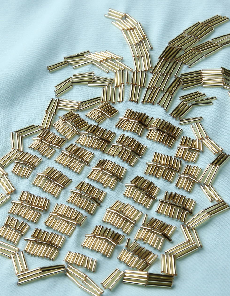 现货2014夏装欧家同款菠萝钉珠圆领纯色短袖t恤女1142022080