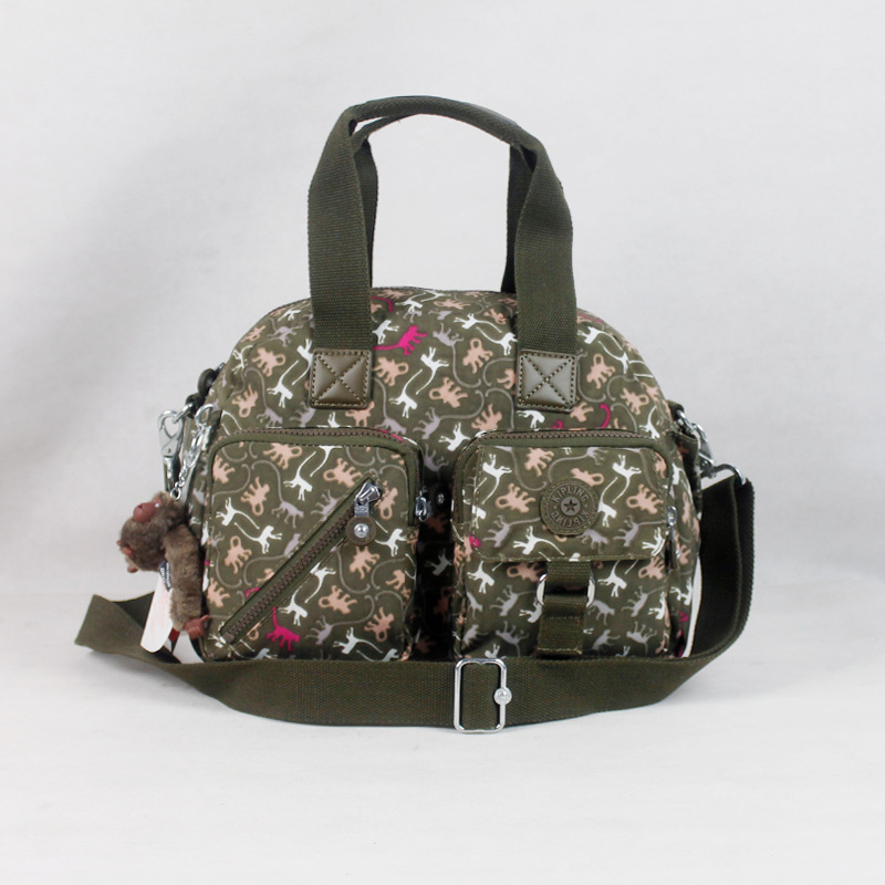 2014kipling猴子包吉普林正品代购双兜单肩斜挎手提女包k13636