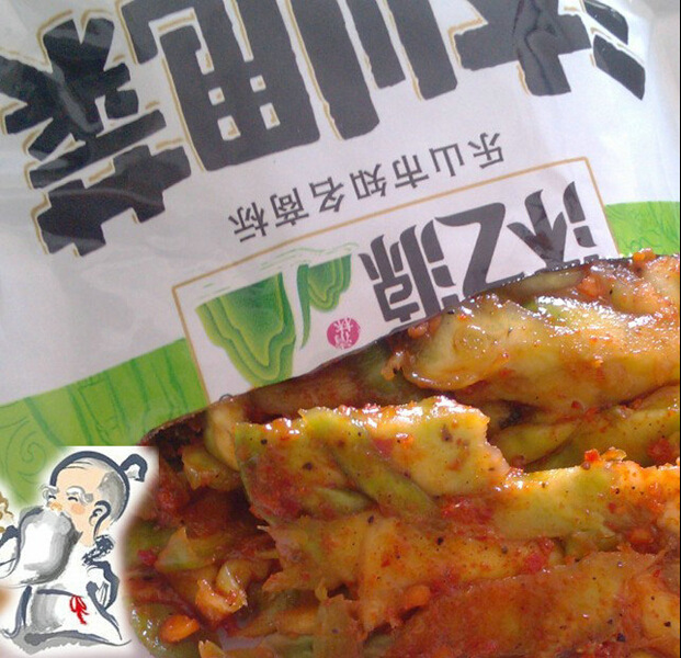 乡野农夫四川特产 [沐之源]开胃下饭菜沐川甩菜 60g 酱腌青菜