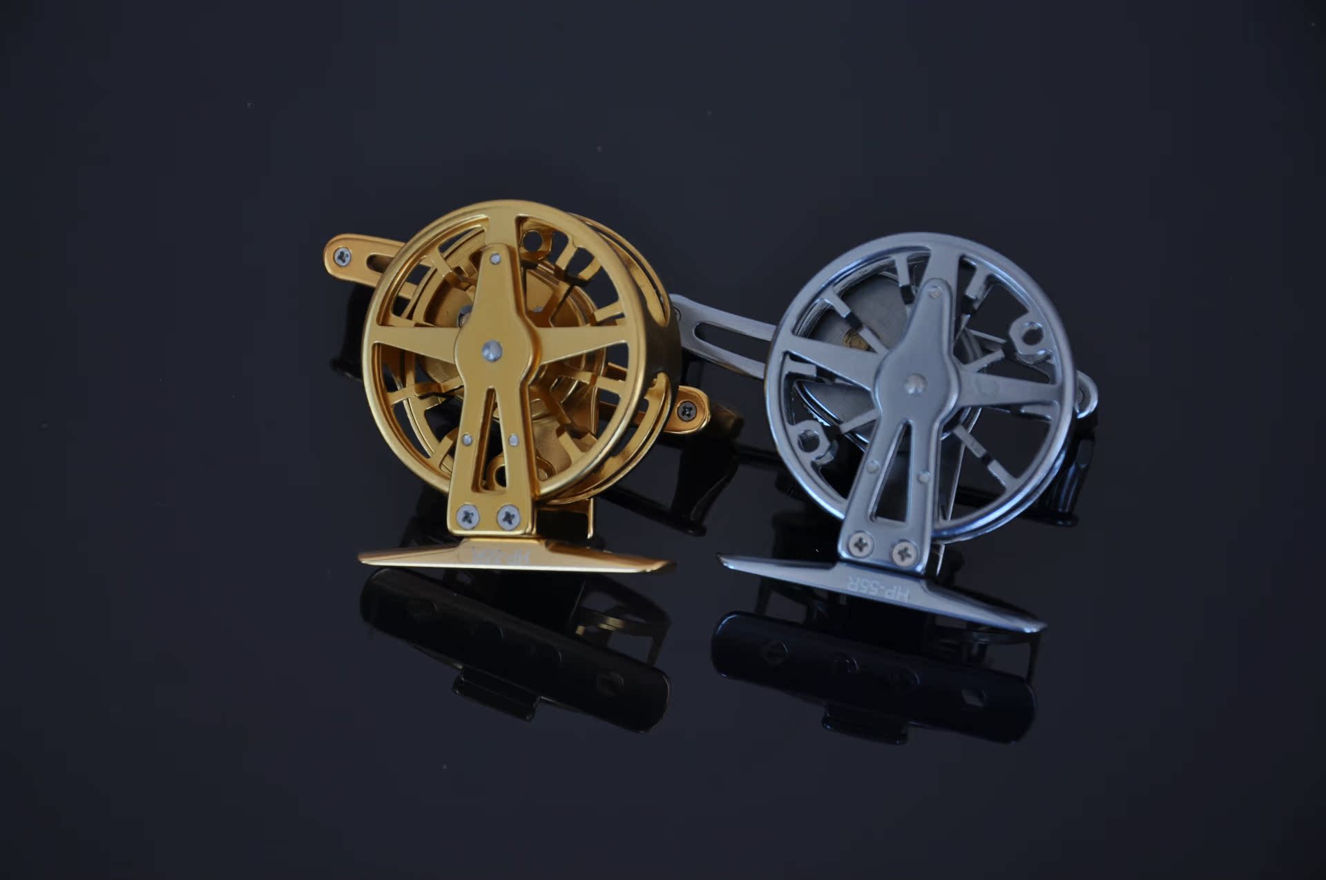 速比全金属渔轮 hp-55r泄力前打轮 超轻飞钓轮海竿矶钓轮保修现货