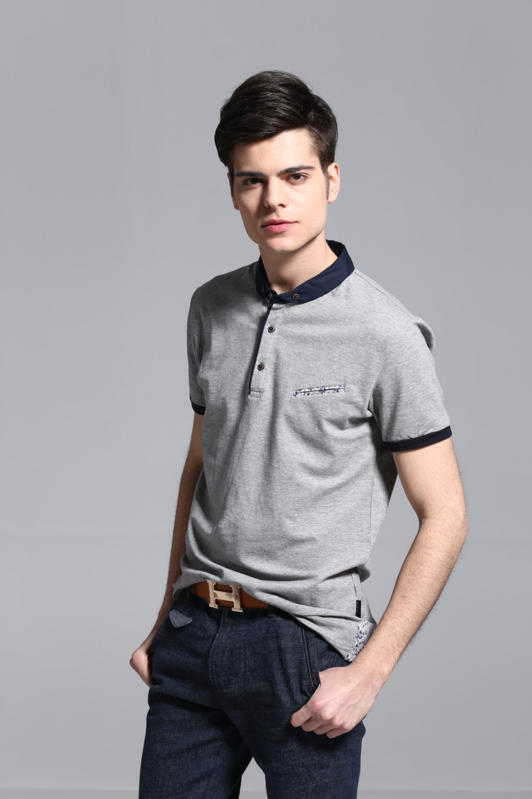 热销夏季全棉品牌男式t恤新款翻领polo衫男士纯棉短袖t恤厂家批发
