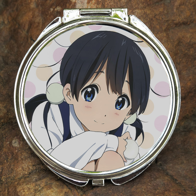 广东广州个性定制化妆镜 金属化妆镜 批发化妆镜 动漫人物双面小镜子