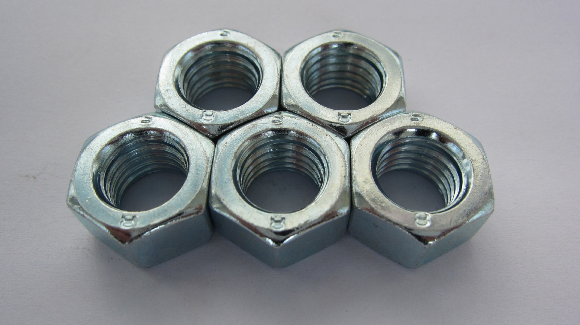 供应六角反牙螺母din934gb6170 8级