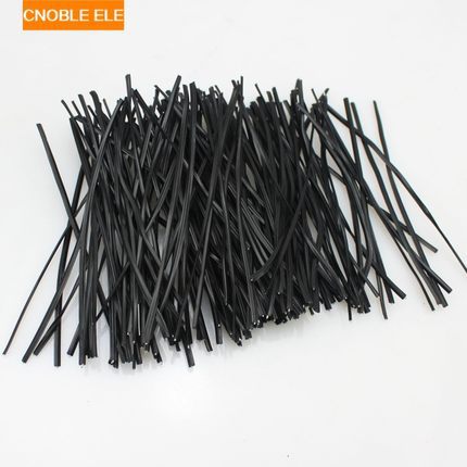 厂家直销扁形电源线扎带 电镀锌铁丝扎线 铁芯扎带 束线带