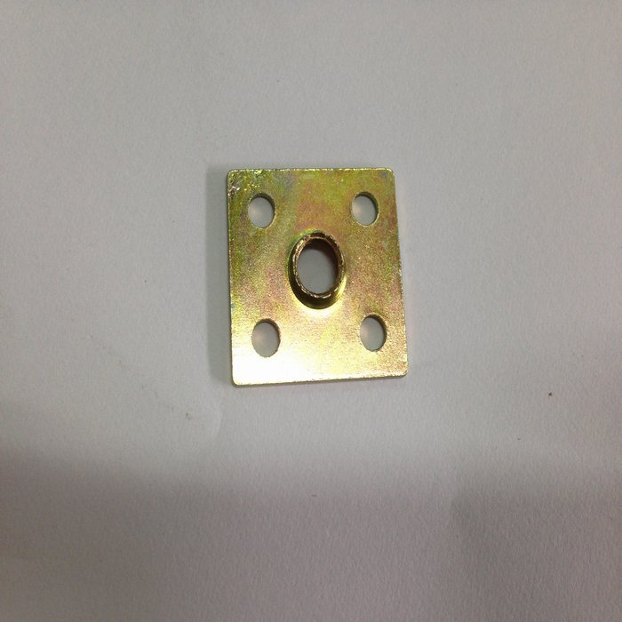 【3*3方片8厘孔位方片 5孔方片 正方形铁片 安装铁片1.5厚】广东佛山3