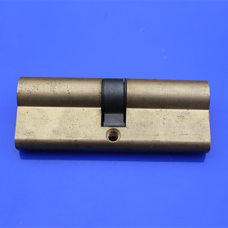 武义锁厂直销 防盗门锁芯 机械门锁芯 双开80偏锁芯 电脑槽铜锁芯