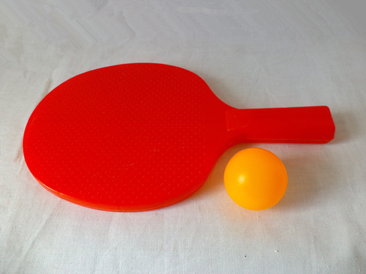 浙江金华儿童乒乓球玩具 塑料乒乓球单拍 体育器材 健身用品 9.