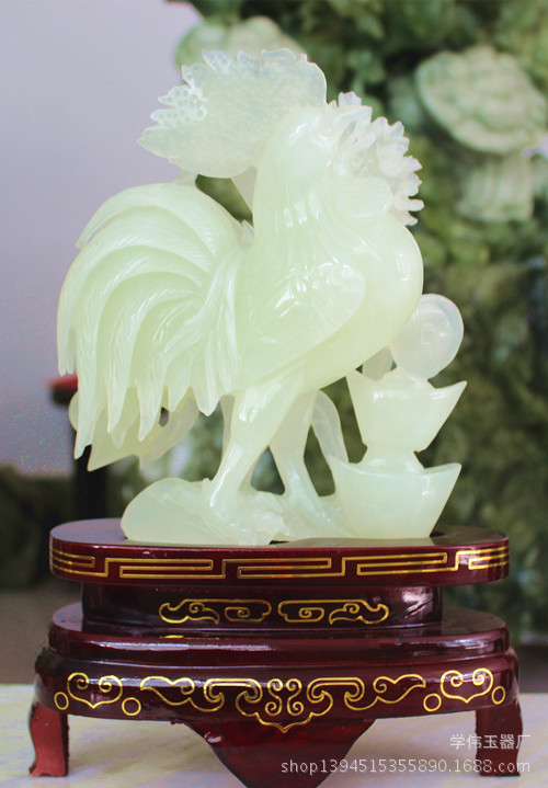 岫玉正品天然玉石摆件升官发财礼品工艺品手工雕刻欢迎选购