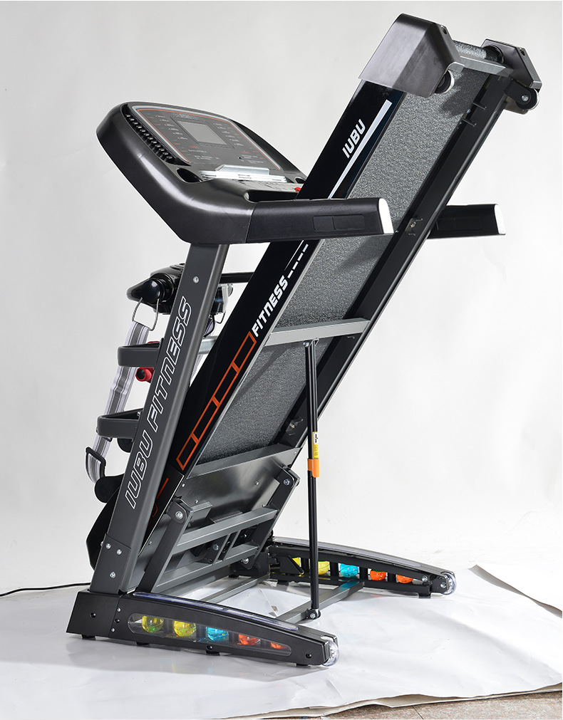 优步跑步机 家用正品 迷你多功能静音减震 电动折叠健身跑步机590_跑