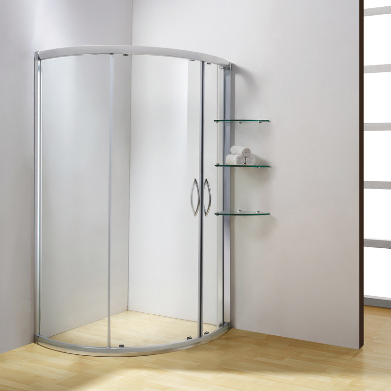 家居弧形形淋浴房有什么尺寸?怎么计算的?适合多大的卫浴间?