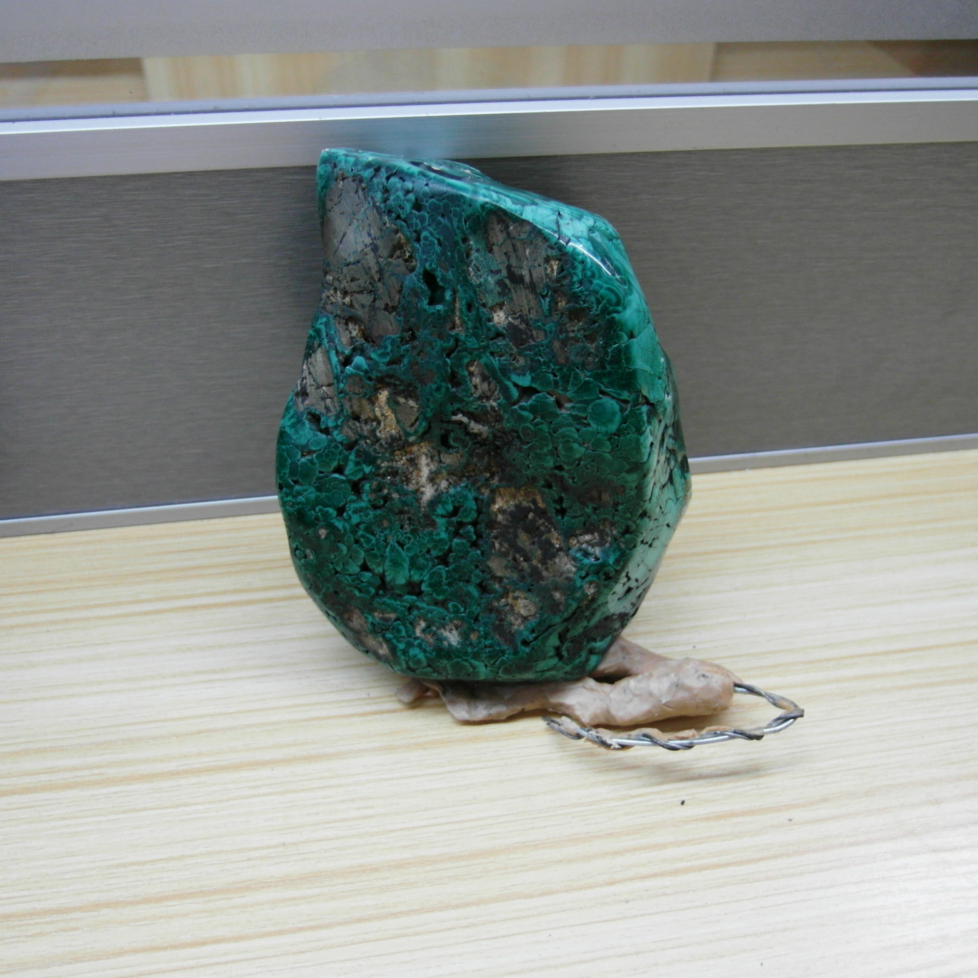 促销特价 天然孔雀石奇石摆件 湖北孔雀石观赏摆件图片_14