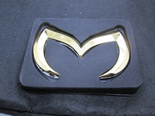 全金属马自达蝙蝠标 马自达后尾标 m2/m3/m6/m5 睿翼 改装车标
