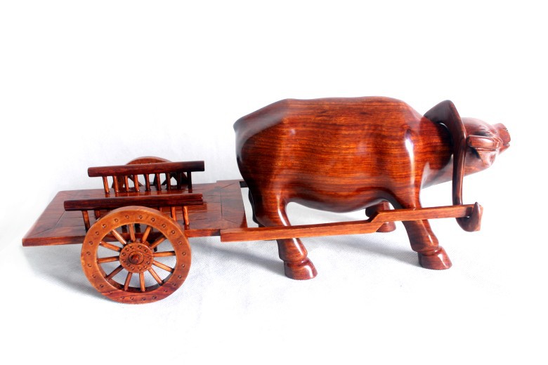 名称: 古代牛拉车