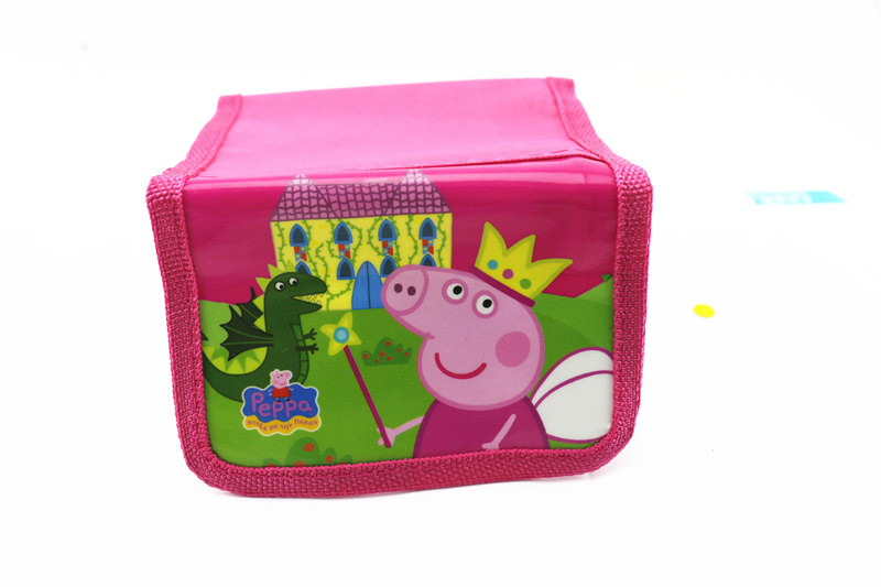 佩佩猪粉红小猪peppa pig儿童卡通短横款玩具女包小学生礼物钱包