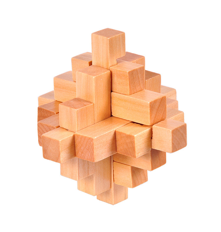 木制益智玩具 成人益智 孔明锁鲁班锁系列 十五通