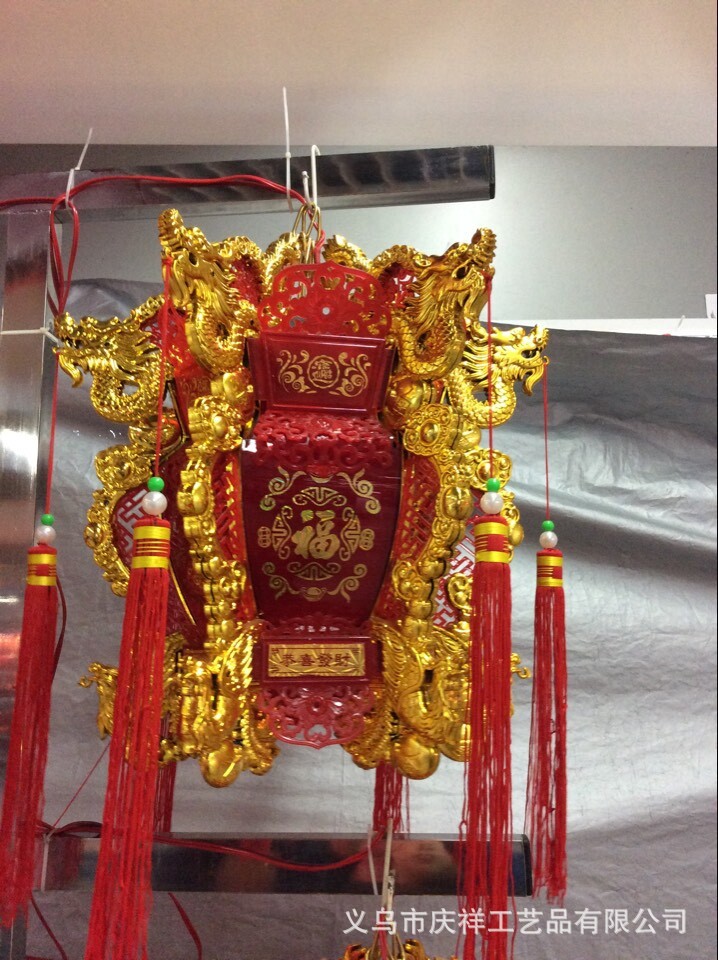 龙凤走马灯春节婚庆灯笼灯笼w5307厂家直销批发中秋灯笼走马灯笼图片