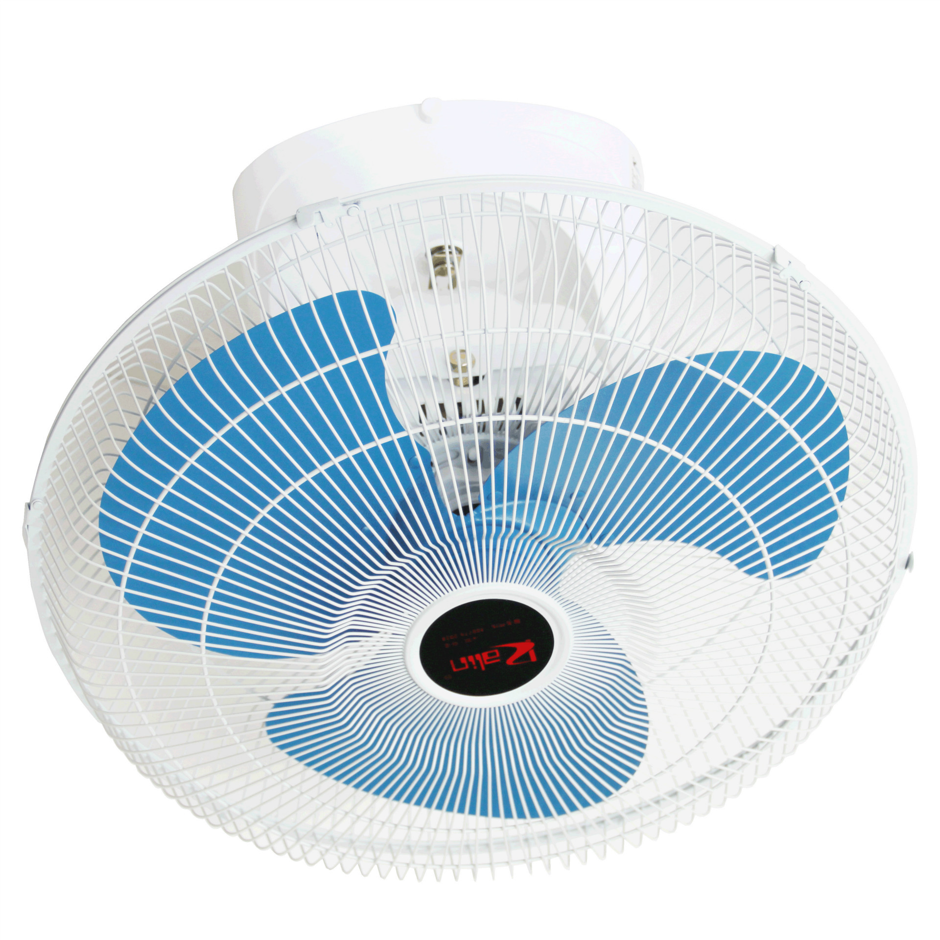 批发日凌加密白网蓝叶400mm纯铜低噪音楼顶扇,家用电风扇