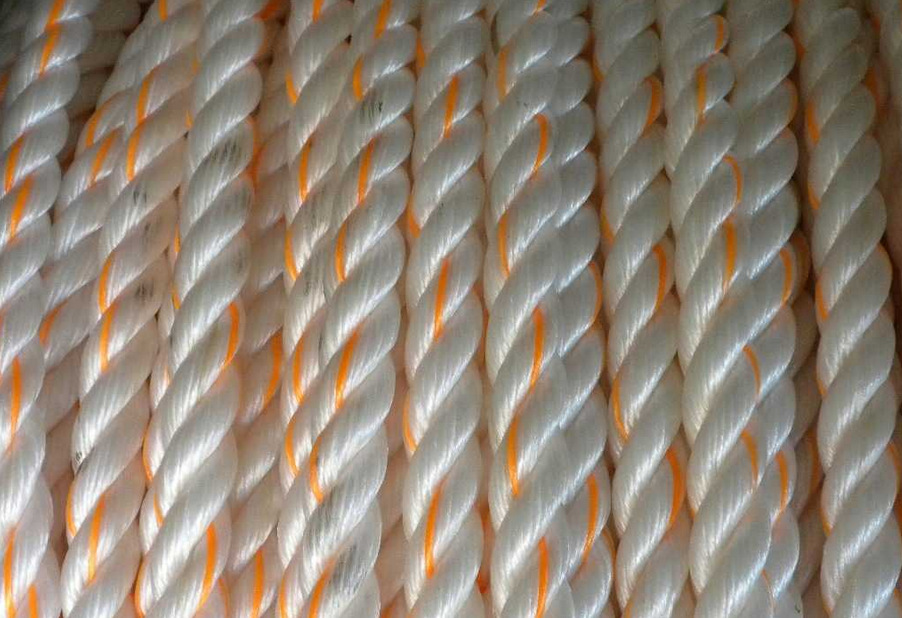 厂家直销十二股104mm丙纶长丝船用缆绳; mooring rope