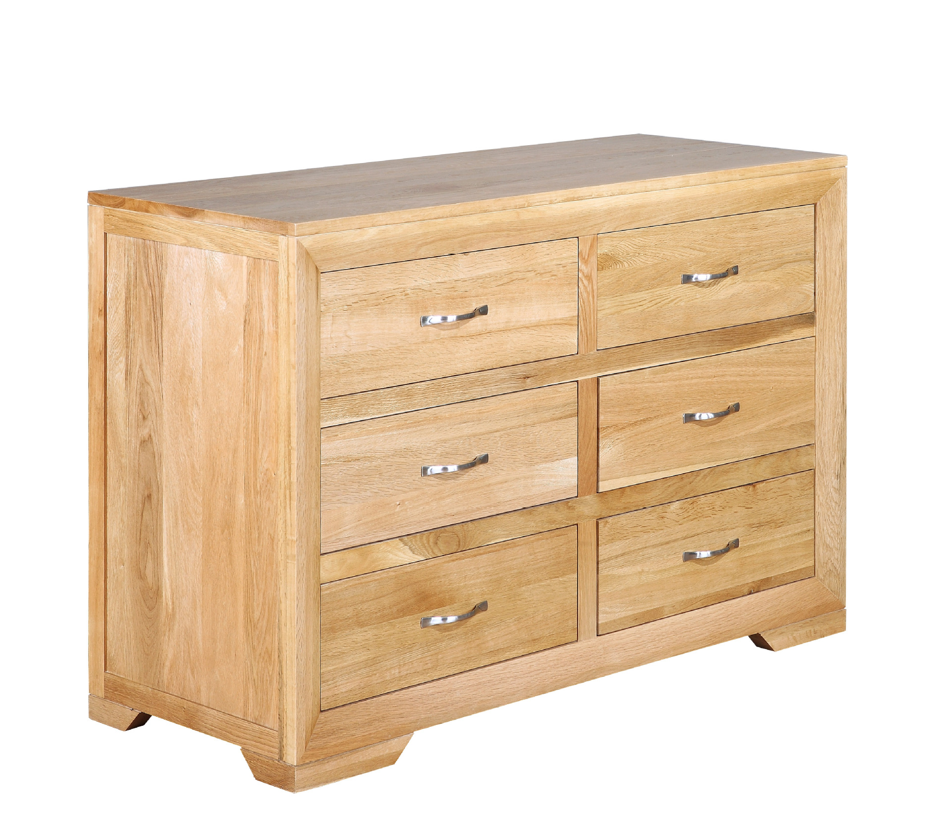 柜类-【喜之林】纯实木餐边柜/宽六抽柜/进口橡木/欧式风格/宜家/厨房